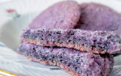 Gluten-Free Ube Sugar Cookies